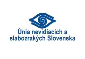 Únia nevidiacich a slabozrakych Slovenska logo